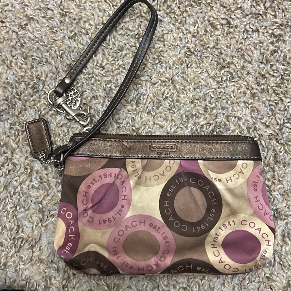 Coach wristlet. Used